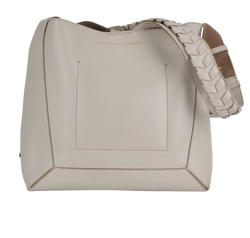 Large Logo Hobo, Vegan Leather, Beige, MII, DB/S, 2*